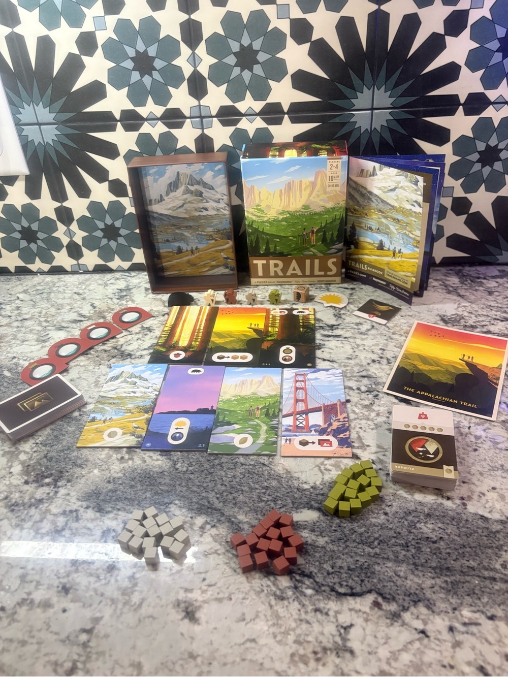 T Trails National Parks Strategy Card Game Complete Keymaster Games Ages 10+ - Picture 2 of 10